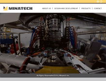 Tablet Screenshot of minatech.ca